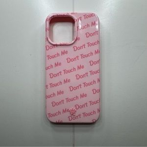 Velvet Caviar iPhone 15 PRO MAX Case 6.7 inches - Don’t Touch Me (Pink) BOX INCL